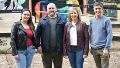 Bregman junto a los dirigentes locales del Frente de Izquierda.