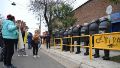 Hubo incidentes en la puerta del jardín por el caso.