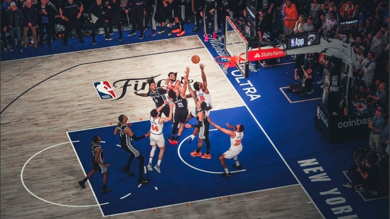 La jugada decisiva del partido. Anunoby