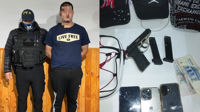 Maximiliano Y., detenido este miércoles, figura como titular de la pistola que tenía el menor.