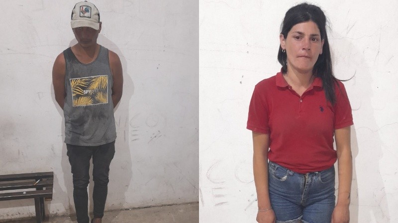 Varela y Barreto, tras ser detenidos por el robo fatal a Gigena.