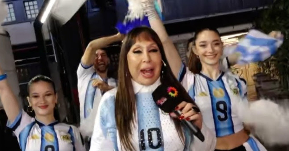 Moria Casán cruzó a periodistas españoles y defendió a la Selección argentina