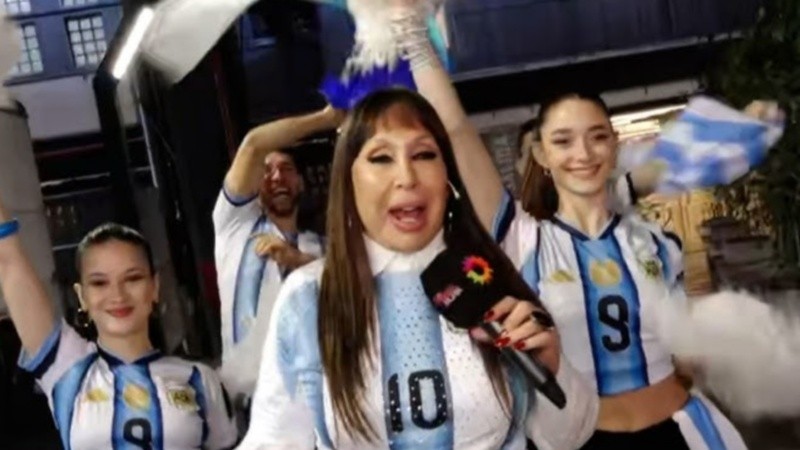 La conductora hizo una reflexión