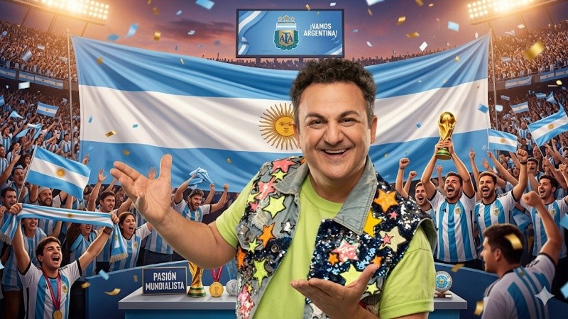 Topa se sumó a la fiebre mundialista.