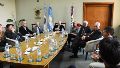 Los jueces de la Corte Suprema recibieron a una comitiva de empresarios locales