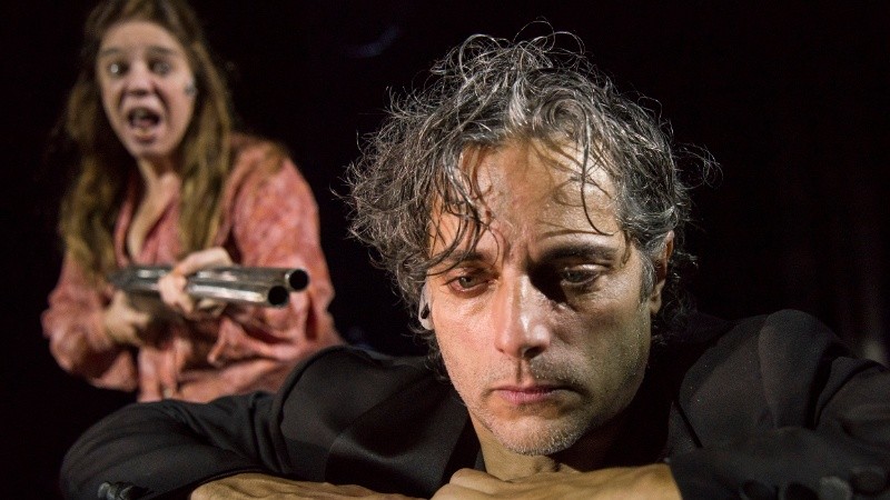 Una de las escenas de la gran obra protagonizada por Joaquín Furriel (Prensa Oficial)