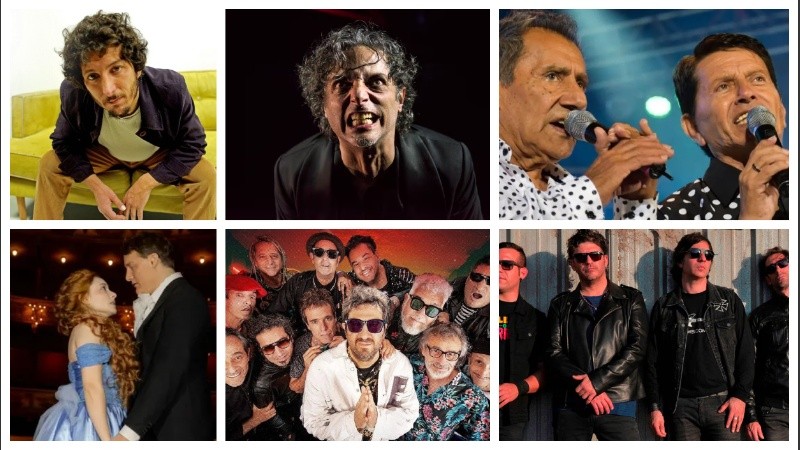 Los Auténticos Decadentes, Joaquín Furriel, Bulldog y El Fantasma de la Ópera encabezan una agenda cargada de recitales, teatro y actividades culturales para disfrutar durante el fin de semana largo en Rosario.