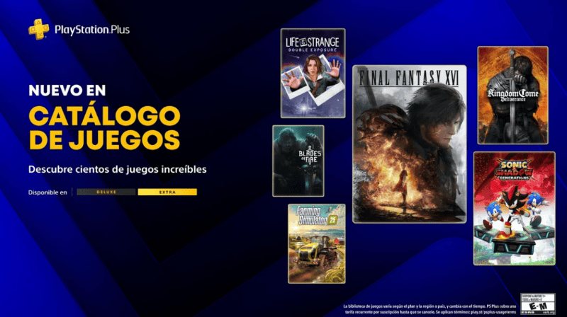 Los títulos de este mes en PS Plus.&nbsp;