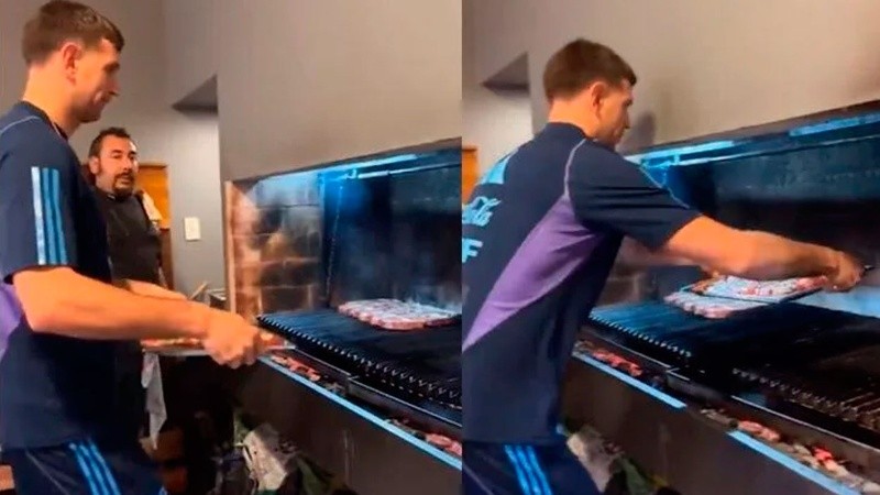 La selección argentina llevó más de 500 kilos de asado a Estados Unidos.