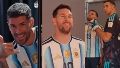 La selección argentina disfrutó la jornada de fotos y videos