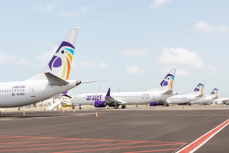 &nbsp;Arajet tiene una flota compuesta por 15 Boeing 737 Max 8.