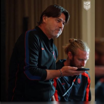 La charla entre ambos se dio en medio de una previa cargada de atención mediática para Pochettino.