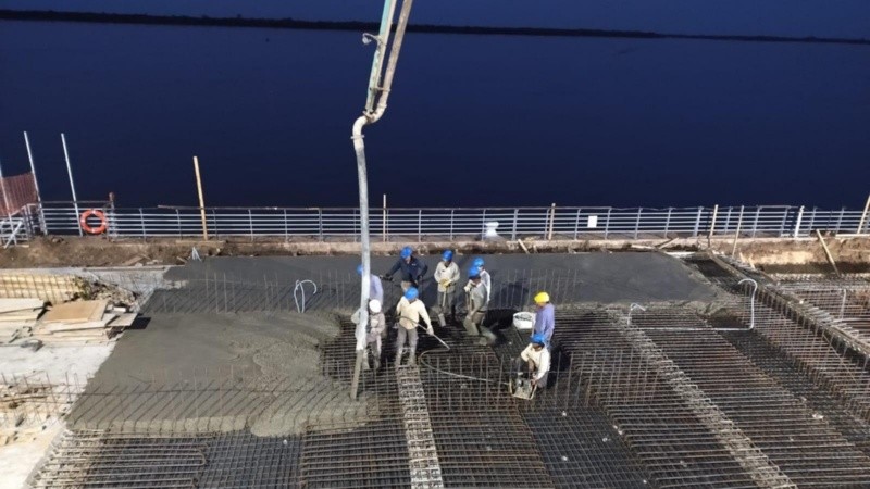 Avanzan las obras en la zona de la Fluvial.
