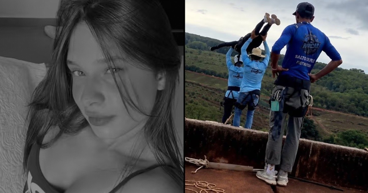 Horror in Brazil: a young woman died after being thrown without security equipment during a bungee jump