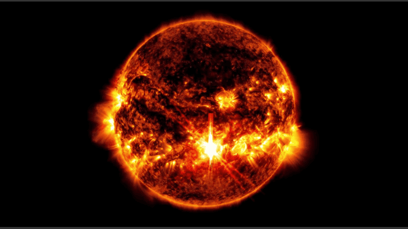 El 3 de octubre de 2024, el Sol lanzó una llamarada de clase X9.