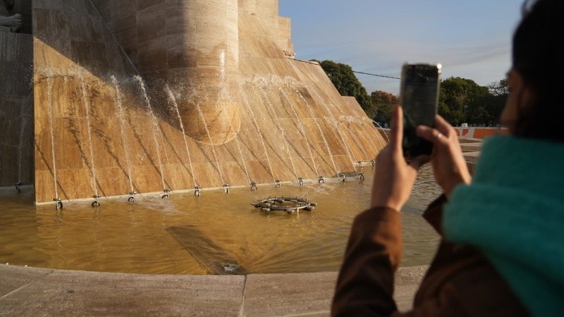 La fuente de agua estuvo casi 20 años inactiva.