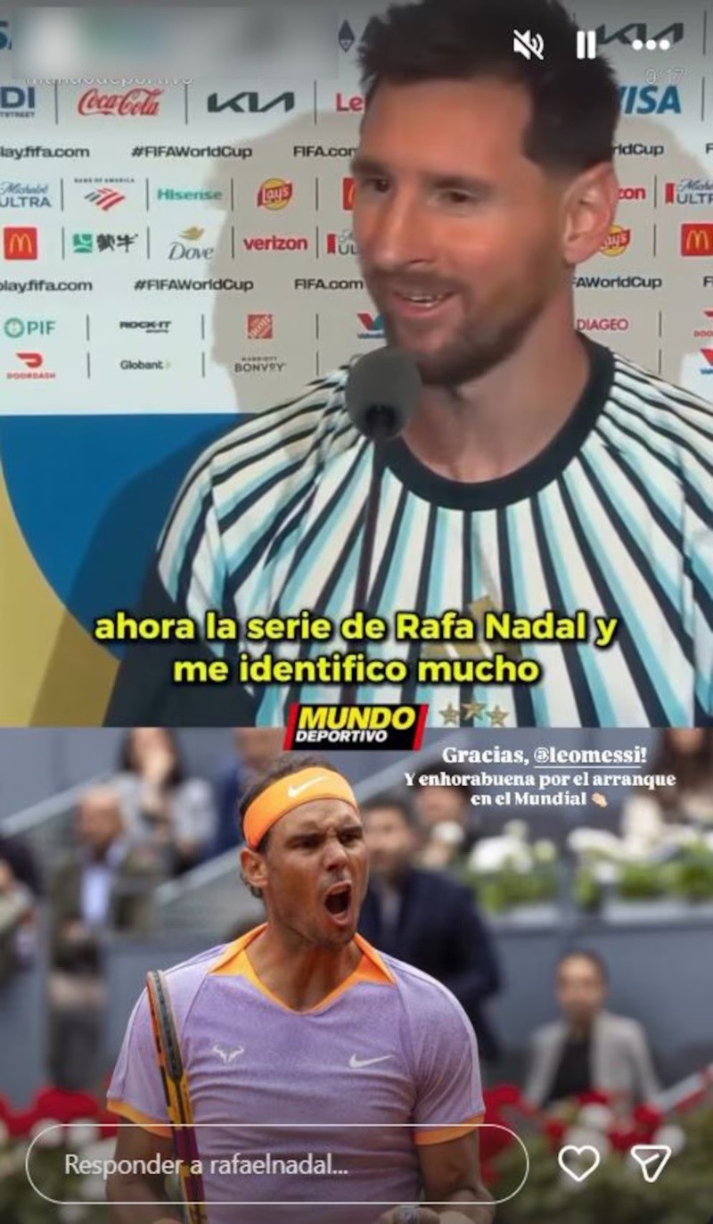 Rafa hizo un posteo al respecto (Instagram).&nbsp;