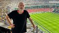 Andrés Burgo en el estadio Azteca, en este Mundial de 2026, a 40 años de "El Partido"