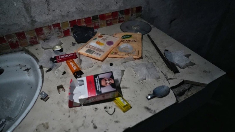 Lo que se encontró este viernes en uno de los aguantaderos. (Foto: Alan Monzón/Rosario3)&nbsp;