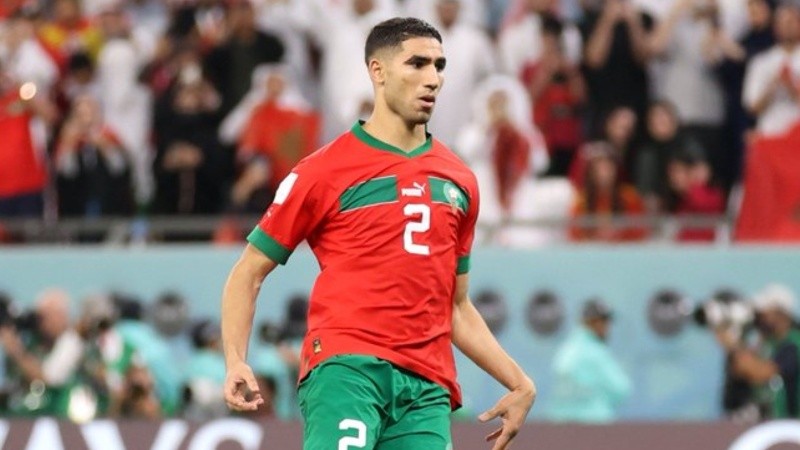 Hakimi es un emblema de Marruecos.
