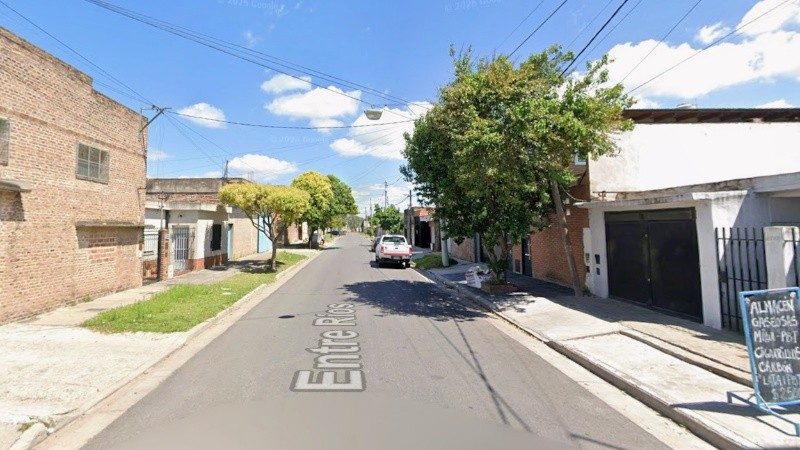 La cuadra donde ocurrió la balacera.