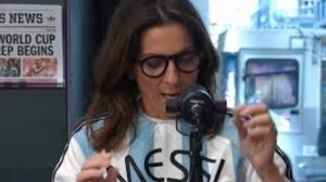 Alessia Tarquinio, la periodistaitaliana que le hizo una declaración de amor a la Argentina en medio del Mundial.