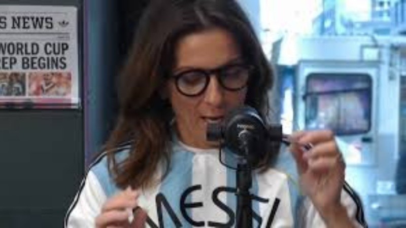 Alessia Tarquinio, la periodistaitaliana que le hizo una declaración de amor a la Argentina en medio del Mundial.