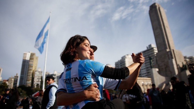 Bailando en el mejor lugar.