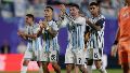 Lautaro Martínez, Rodrigo De Paul y Cristian Romero siguen dentro del equipo titular de Argentina.