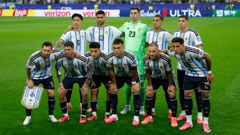 Así arrancó Argentina vs Austria (EFE).