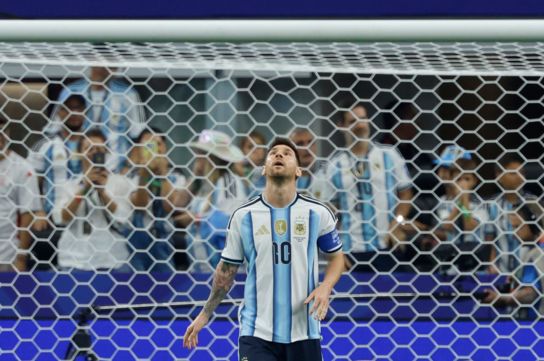 Leo se despide de los argentinos (EFE).