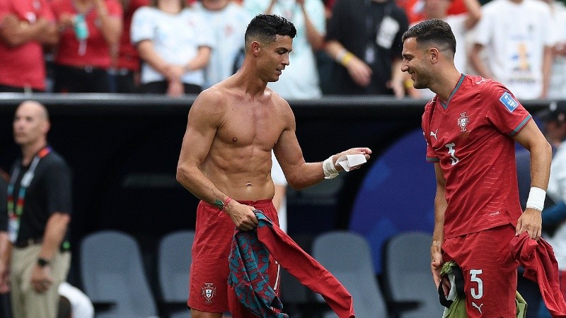 Cristiano metió doblete, como Messi, Haaland y Mbappé en esta fecha (EFE).