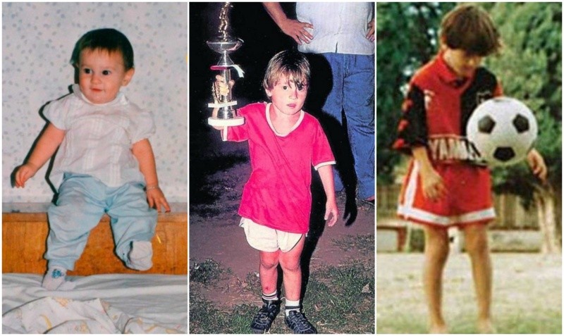 La infancia de Lionel Messi.