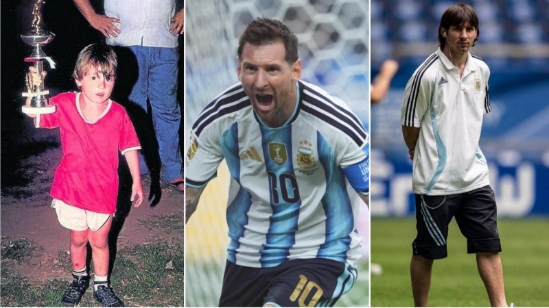 Leo Messi, según pasan los años.