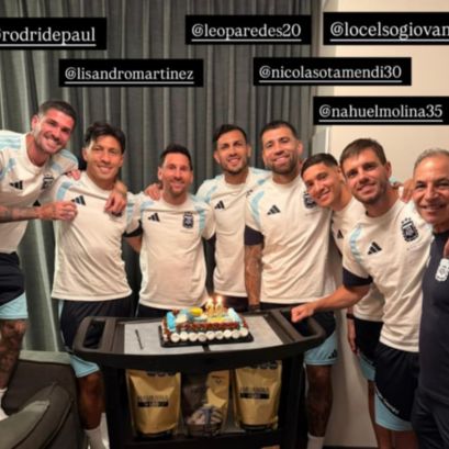 La foto que publicó Leo en su cuenta de Instagram.