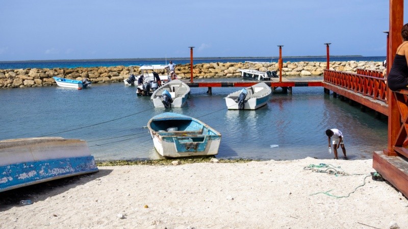 El puerto de La Caleta, el punto desde el que parten las lanchas hacia Isla Catalina. (Rosario3)