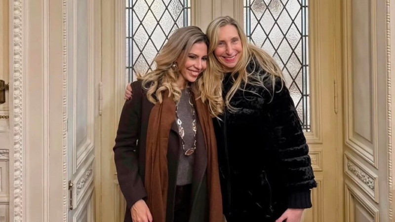 Romina Diez y Karina Milei