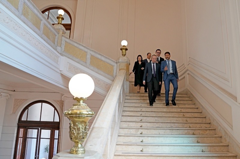 Pullaro también recibió al embajador chino y su comitiva (Archivo)&nbsp;