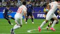 Lionel Messi fue suplente e ingresó en el segundo tiempo.