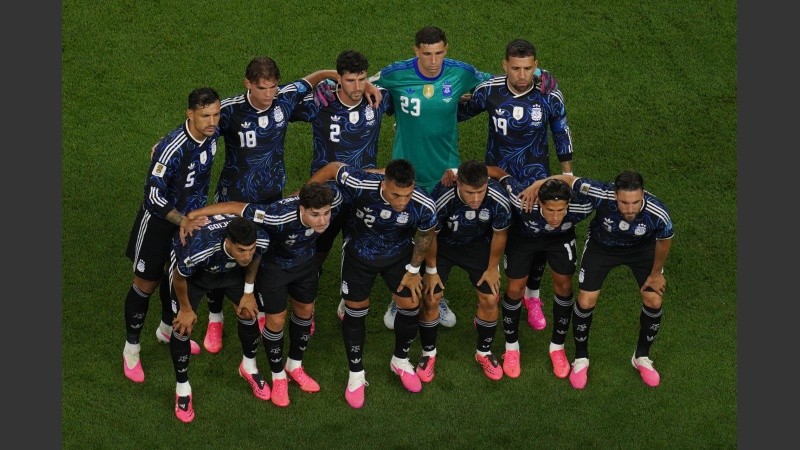 Los titulares de Argentina ante Jordania.