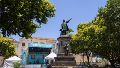 Monumento a Cristóbal Colón en la ciudad colonial de Santo Domingo, erigido en la plaza que lleva su nombre.