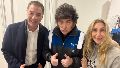 La foto que publicó el mandatario tras un encuentro en la Quinta de Olivos.
