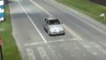 El Megane usado para la balacera intimidatoria.