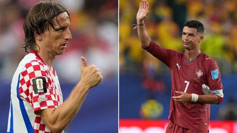 Modric y Cristiano, cara a cara (EFE).