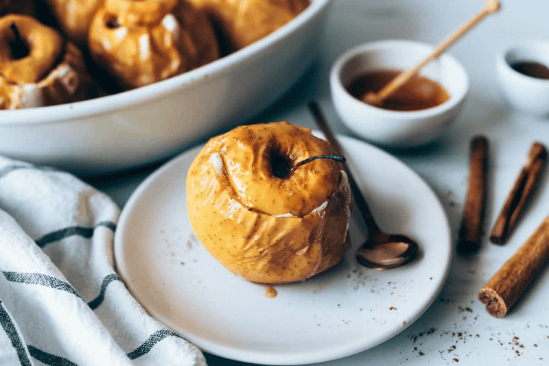 Manzanas al horno con canela.&nbsp;