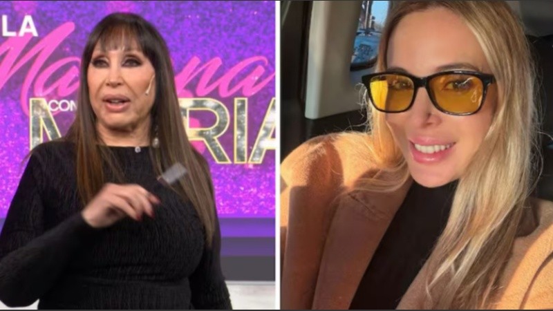 La conductora apuntó contra la modelo.