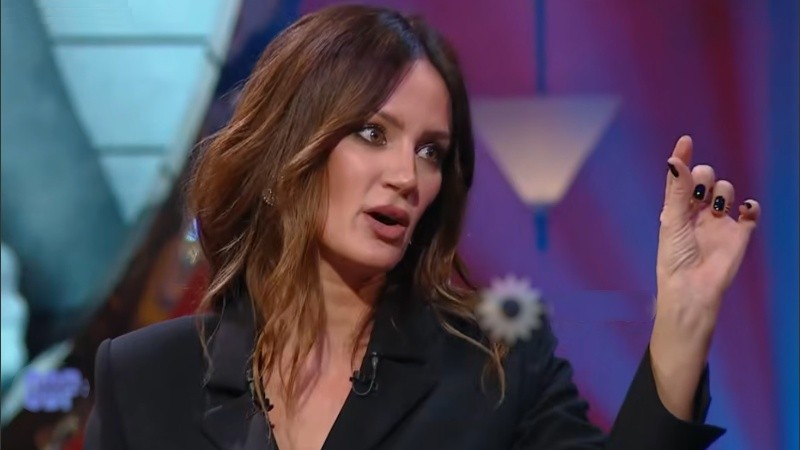 La modelo y conductora Paula Chaves (captura de video).