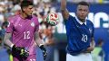 Gill y Mbappé, cara a cara (EFE).