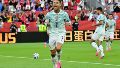 CR7 celebra su penal, que le permitía empatar el partido. Después fue sustituido.