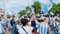 La pasión argentina invadió Miami en la antesala del cruce con Cabo Verde.